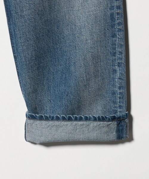 MONKEY TIME（モンキータイム）の「ハンド シェービング デニム ルーズ レギュラー（デニムパンツ・メンズ・ダークグレー/ネイビー・M/S/L）」の22枚目の写真