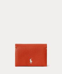 Polo ID レザー ジップ カード ケース（カードケース）｜POLO RALPH