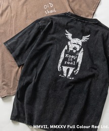 【ab】〔BRANDALISED〕アソートアートデザイン スノーウォッシュ かすれプリント ヘビーウェイト半袖Tシャツ