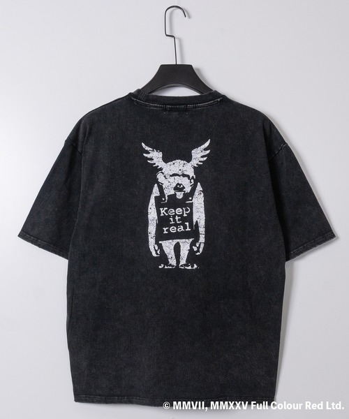 BRANDALISED（ブランダライズド）の「【ab】〔BRANDALISED〕アソートアートデザイン スノーウォッシュ かすれプリント ヘビーウェイト半袖Tシャツ（Tシャツ/カットソー・メンズ・ブラック系1/ライトグレー系2/ブラウン系1/ブラウン系2/ブラック系2/ライトグレー系1・MEDIUM/LARGE/X-LARGE）」の22枚目の写真