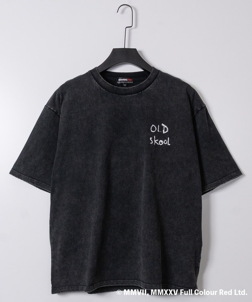 BRANDALISED（ブランダライズド）の「【ab】〔BRANDALISED〕アソートアートデザイン スノーウォッシュ かすれプリント ヘビーウェイト半袖Tシャツ（Tシャツ/カットソー・メンズ・ブラック系1/ライトグレー系2/ブラウン系1/ブラウン系2/ブラック系2/ライトグレー系1・MEDIUM/LARGE/X-LARGE）」の21枚目の写真