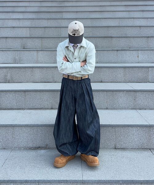 IDWS(アイドンワナセル)の「Aurora Denim Balloon Pants Indigo(デニムパンツ・レディース・その他・0/1/2)」の9枚目の写真
