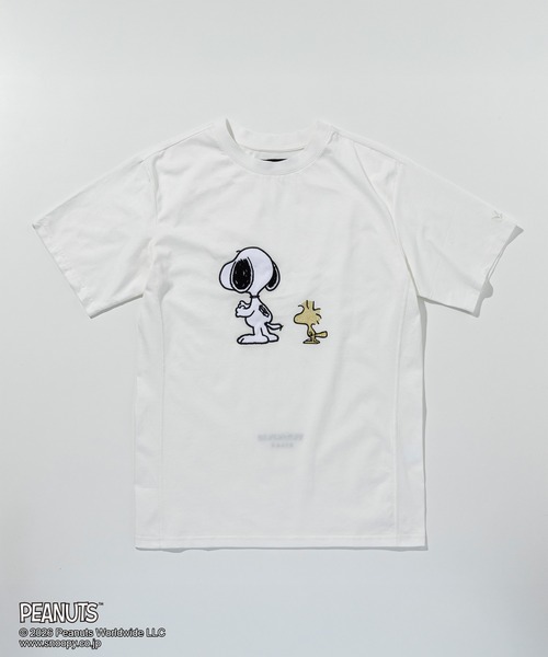 1PIU1UGUALE3 RELAX (ウノピゥウノウグァーレトレ リラックス)の「1PIU1UGUALE3 RELAX(ウノピゥウノウグァーレトレ リラックス)【スヌーピー】スヌーピー&ウッドストック半袖Tシャツ(Tシャツ/カットソー・メンズ・ブラック/ホワイト・XXL/XL/L/M/S)」の18枚目の写真