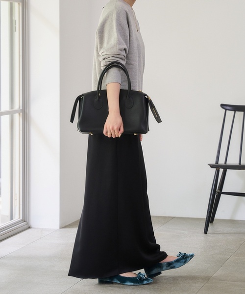 story.（ストーリー）の「《追加》Story./ストーリー レザーボストン（ボストンバッグ・レディース・ブラック/ブラウン・FREE）」の5枚目の写真