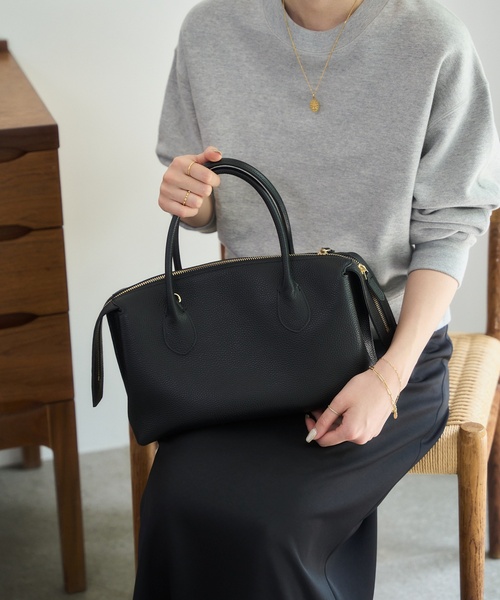 story.（ストーリー）の「《追加》Story./ストーリー レザーボストン（ボストンバッグ・レディース・ブラック/ブラウン・FREE）」の7枚目の写真