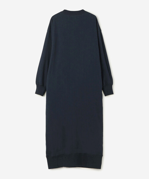 GYMPHLEX(ジムフレックス)の「Gymphlex | コットンジャージー クルーネックワンピース WOMEN(ワンピース・レディース・ライトグリーン/ダークネイビー・14)」の4枚目の写真