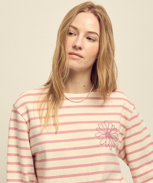 TSHIRT LONG SLEEVE STRIPE / Tシャツ ロングスリーブ ストライプ（T