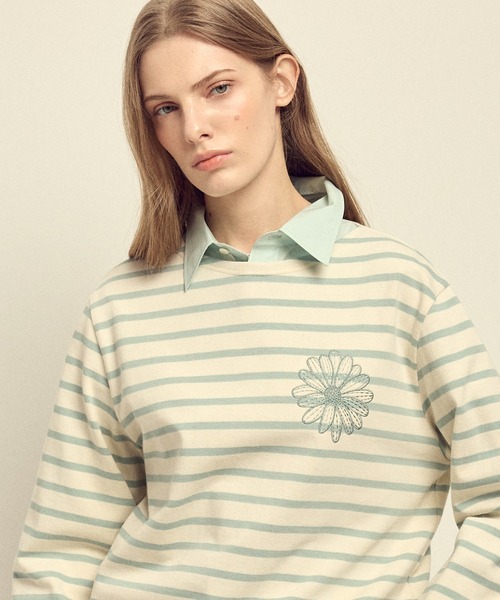 familiar ストライプ 長袖カットソー 90 familiar ストライプ柄 長袖Tシャツ 90 - メルカリ