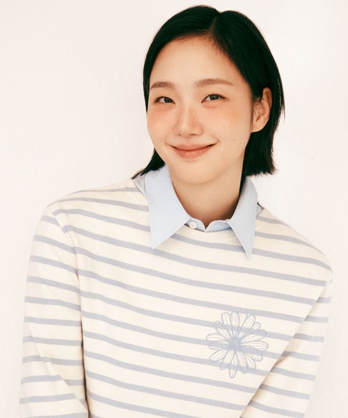 マルディメルクディ　TSHIRTLONGSLEEVE　STRIPE Mardi Mercredi（マルディメクルディ） tシャツ TSHIRT LONG SLEEVE