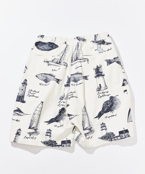 NAUTICA（ノーティカ）の「NAUTICA/ノーティカ OCEAN総柄 ツイル ツータック イージーショーツ（その他パンツ・メンズ・ネイビー/その他/オフホワイト・MEDIUM/X-LARGE/LARGE）」の14枚目の写真