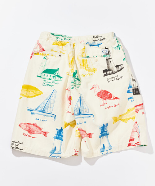 NAUTICA（ノーティカ）の「NAUTICA/ノーティカ OCEAN総柄 ツイル ツータック イージーショーツ（その他パンツ・メンズ・ネイビー/その他/オフホワイト・MEDIUM/X-LARGE/LARGE）」の17枚目の写真