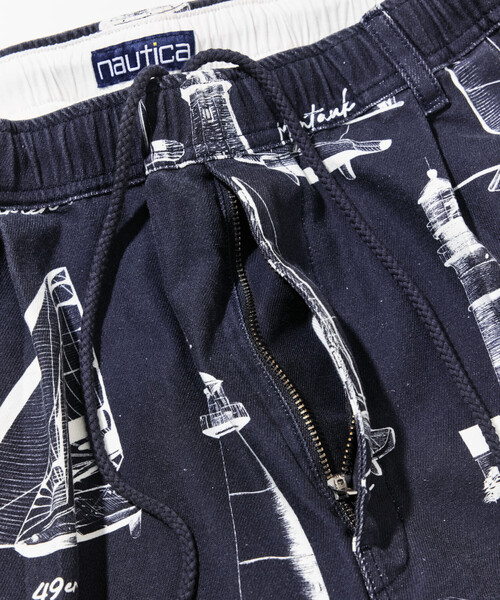 NAUTICA（ノーティカ）の「NAUTICA/ノーティカ OCEAN総柄 ツイル ツータック イージーショーツ（その他パンツ・メンズ・ネイビー/その他/オフホワイト・MEDIUM/X-LARGE/LARGE）」の22枚目の写真
