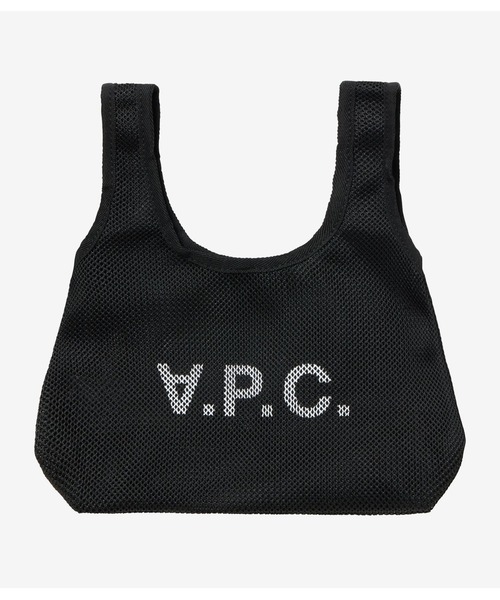 A.P.C.（アーペーセー）の「SHOPPING REBOUND MINI（トートバッグ・メンズ・オフホワイト/ブラック・ONESIZE）」の2枚目の写真