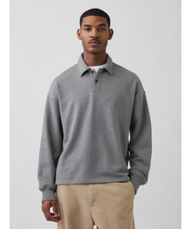 GAP（ギャップ）の「ヘビーウェイト オーバーサイズ ポロスウェットシャツ（スウェット）」