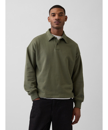 GAP（ギャップ）の「ヘビーウェイト オーバーサイズ ポロスウェットシャツ（スウェット）」