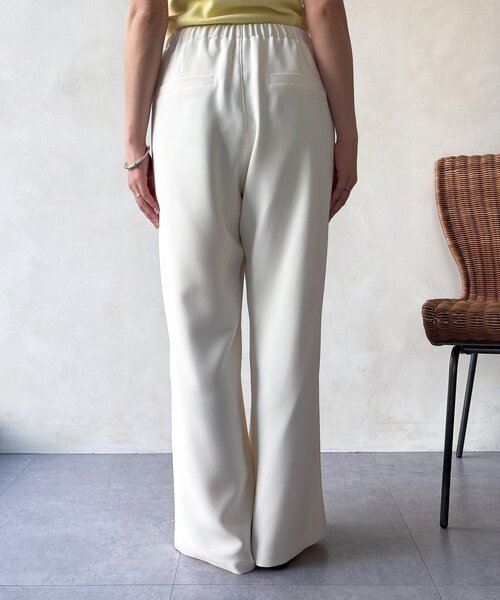 DouDou（ドゥドゥ）の「【WEB限定/セットアップ対応】セミワイドフレアパンツ（その他パンツ・レディース・オフホワイト/ブラック・FREE）」の14枚目の写真