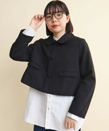 I　am I （アイアムアイ）の「丸襟ショート ジャケット（その他アウター）」