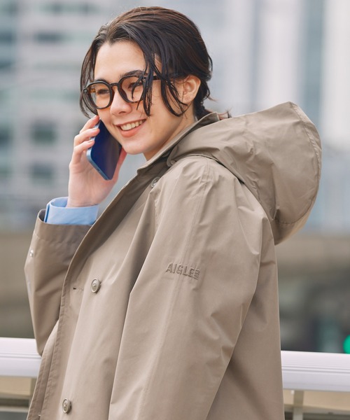 防風 透湿 防水 GORE-TEX ゴアテックス ショートトレンチコート