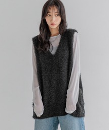 LOWRYS FARM（ローリーズファーム）の「ニットベスト（ベスト）」