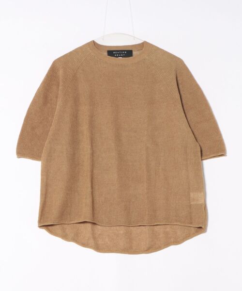 BEATING HEART(ビーティングハート)の「【S】【it】【BEATING HEART】リネンカットソー(Tシャツ/カットソー・レディース・ライトブラウン・1)」の1枚目の写真