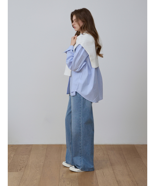 CCOMA（コンマ）の「CMJ32 アイススラブストレートデニムパンツ（デニムパンツ・レディース・その他・SMALL/MEDIUM/LARGE）」の4枚目の写真