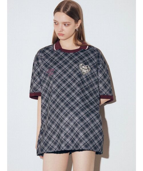 UMBRO（アンブロ）の「【UMBRO×EMODA】オーバーボクシーTシャツ（Tシャツ/カットソー・レディース・アイボリー/ブラック・FREE）」の18枚目の写真