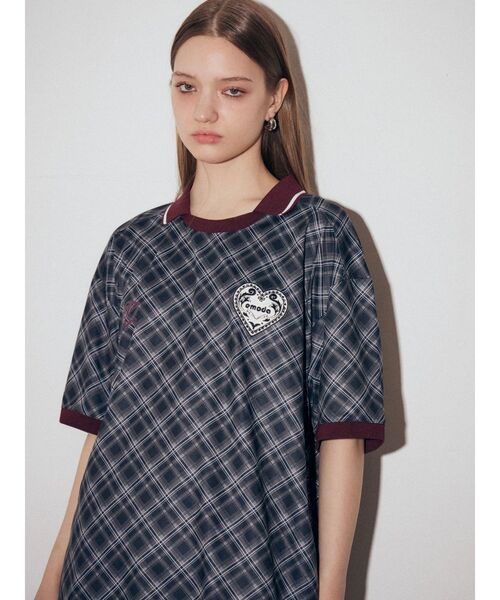 UMBRO（アンブロ）の「【UMBRO×EMODA】オーバーボクシーTシャツ（Tシャツ/カットソー・レディース・アイボリー/ブラック・FREE）」の19枚目の写真