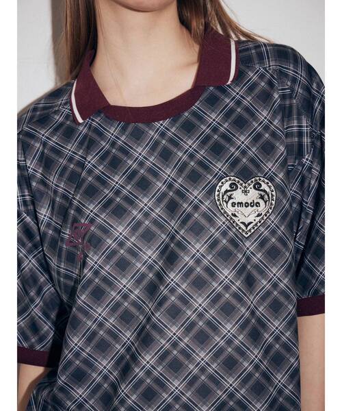 UMBRO（アンブロ）の「【UMBRO×EMODA】オーバーボクシーTシャツ（Tシャツ/カットソー・レディース・アイボリー/ブラック・FREE）」の20枚目の写真