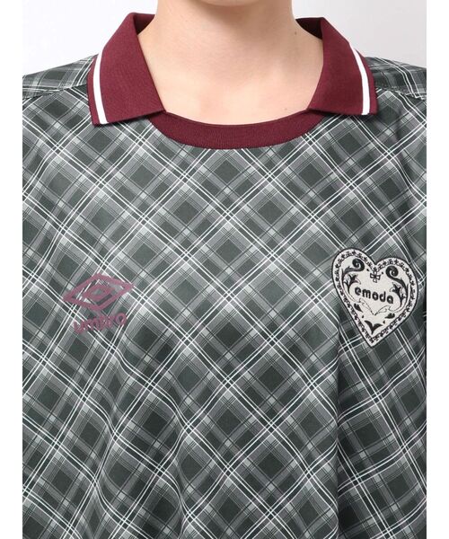 UMBRO（アンブロ）の「【UMBRO×EMODA】オーバーボクシーTシャツ（Tシャツ/カットソー・レディース・アイボリー/ブラック・FREE）」の3枚目の写真