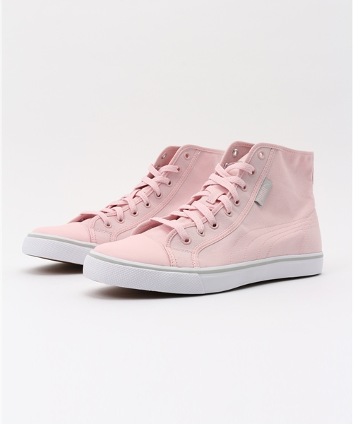 PUMA（プーマ）の「プーマストリートボーラー ミッド（スニーカー・メンズ・ネイビー/ピンク/グリーン・23.0cm/25.0cm/26.0cm/25.5cm/22.5cm/28.0cm/27.5cm/24.5cm/26.5cm/24.0cm/27.0cm/23.5cm/28.5cm）」の3枚目の写真