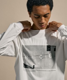 NUMERALS（ヌメラルズ）の「[NUMERALS]PHOTO PRINT LONG SLEEVE SHIRT（Tシャツ/カットソー）」