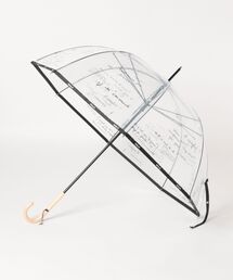 agnes b.（アニエスベー）の「【agnes b. (アニエスベー)】 ドローイング柄 ビニール雨傘　(長傘）（長傘）」