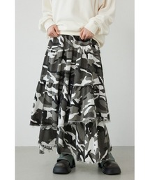 RODEO CROWNS WIDE BOWL | CAMOランダムティアードスカート(スカート)