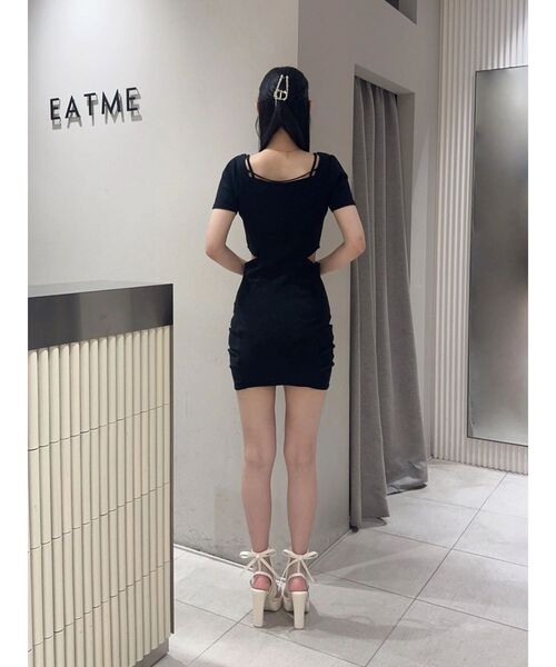EATME(イートミー)の「【UV機能】ペンタゴンネックミニワンピース(ワンピース・レディース・その他1/ピンク/グレー/ブラック・FREE)」の10枚目の写真