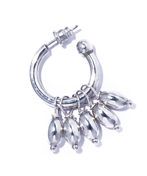 quip queint（クイップクエイント）の「【quip queint】germe hoop pierce/ジェルム フープ ピアス QU240（ピアス（両耳用）・レディース・シルバー・FREE）」の3枚目の写真