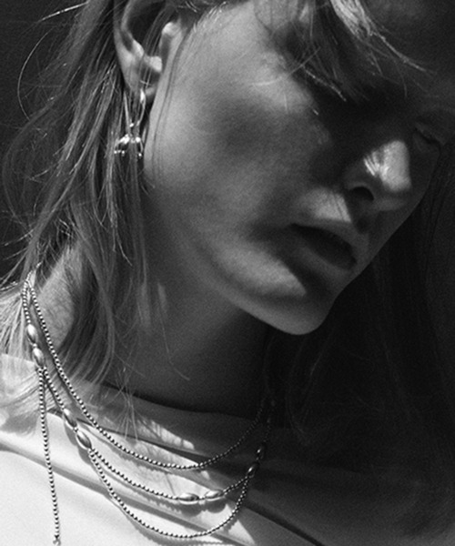 quip queint（クイップクエイント）の「【quip queint】germe hoop pierce/ジェルム フープ ピアス QU240（ピアス（両耳用）・レディース・シルバー・FREE）」の5枚目の写真