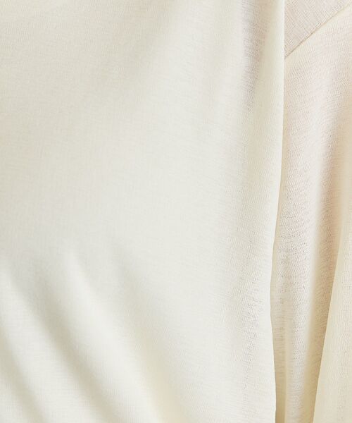 AMERICAN HOLIC（アメリカンホリック）の「ラウンドカットシアープルオーバー（Tシャツ/カットソー・レディース・チャコールグレー/オフホワイト/グレイッシュベージュ/ライトイエロー・FREE）」の13枚目の写真