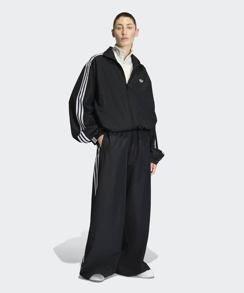 adidas（アディダス）の「FIREBIRD ADILENIUM TRACK TOP / ジャージ / トラックジャケット / アディダスオリジナルス adidas Originals（ジャージ・レディース・ブラック・X-LARGE/XX-LARGE/LARGE/MEDIUM/X-SMALL/SMALL）」の4枚目の写真