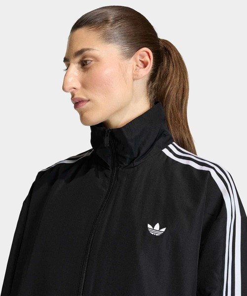 adidas（アディダス）の「FIREBIRD ADILENIUM TRACK TOP / ジャージ / トラックジャケット / アディダスオリジナルス adidas Originals（ジャージ・レディース・ブラック・X-LARGE/XX-LARGE/LARGE/MEDIUM/X-SMALL/SMALL）」の2枚目の写真