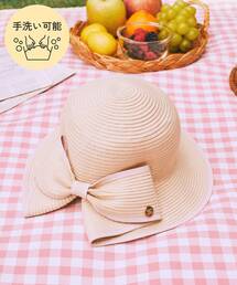 Maison de FLEUR（メゾンドフルール）の「リボンスリットパイピングハット（ハット）」