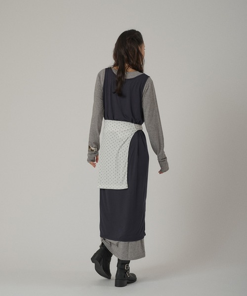 MUHET(ミュエータ)の「【set item】sheer layered one-piece / シアーレイヤードワンピースセット(ワンピース・レディース・ブラウン/ブラック/グレー・FREE)」の8枚目の写真