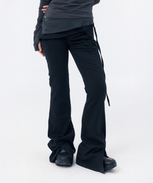 セール】Shirring pocket bootscut pants BLACK（その他パンツ