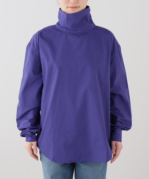 SEEALL（シーオール）の「SEEALL FENCING SHIRTS SAU63 SH383：シャツ（シャツ/ブラウス・レディース・ブルー・46）」の4枚目の写真