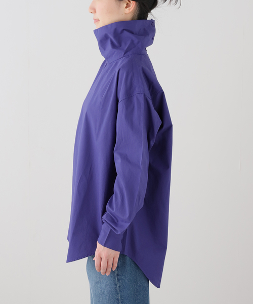 SEEALL（シーオール）の「SEEALL FENCING SHIRTS SAU63 SH383：シャツ（シャツ/ブラウス・レディース・ブルー・46）」の5枚目の写真