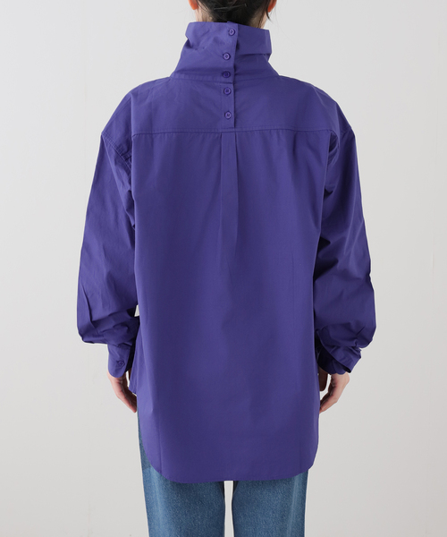 SEEALL（シーオール）の「SEEALL FENCING SHIRTS SAU63 SH383：シャツ（シャツ/ブラウス・レディース・ブルー・46）」の6枚目の写真