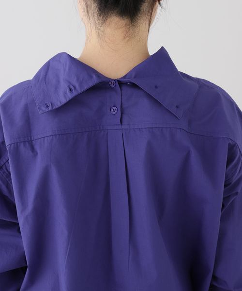SEEALL（シーオール）の「SEEALL FENCING SHIRTS SAU63 SH383：シャツ（シャツ/ブラウス・レディース・ブルー・46）」の7枚目の写真