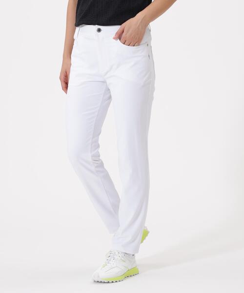 New Balance Golf(ニューバランスゴルフ)の「4WAYストレッチ スリム ロングパンツ (WOMENS)(その他パンツ・レディース・ブラック/ベージュ系その他/ホワイト・MEDIUM/LARGE/SMALL/X-SMALL)」の2枚目の写真