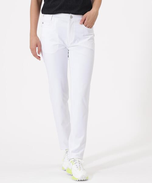 New Balance Golf(ニューバランスゴルフ)の「4WAYストレッチ スリム ロングパンツ (WOMENS)(その他パンツ・レディース・ブラック/ベージュ系その他/ホワイト・MEDIUM/LARGE/SMALL/X-SMALL)」の4枚目の写真