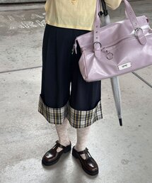 CIAOPANIC | （ドット/チェック）2WAYロールアップハーフパンツ(その他パンツ)