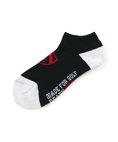 PEARLY GATES（パーリーゲイツ）の「エンブレムアンクルソックス (MENS)（ソックス/靴下・メンズ・ホワイト/グリーン/ネイビー・FREE）」の3枚目の写真